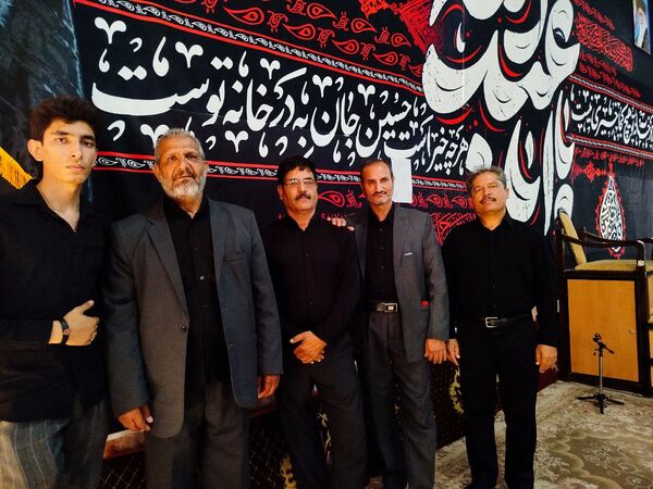 حماسه زنجیرزنی در فدافن؛ عزاداری دهه اول محرم با حضور پرشور جوانان