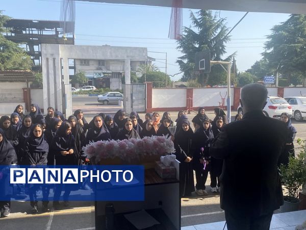 مانور بازگشایی مدارس عباس آباد 