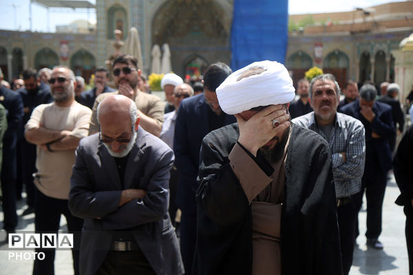 مراسم سالروز شهادت امام جواد(ع) در حرم بانوی کرامت