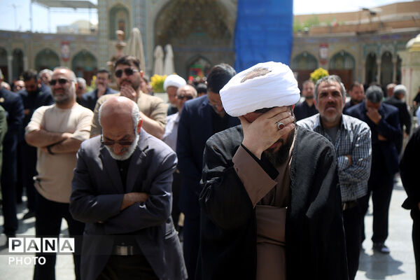 مراسم سالروز شهادت امام جواد(ع) در حرم بانوی کرامت