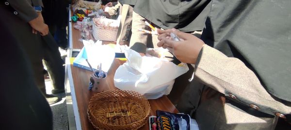 برپایی بازارچه دانش آموزی در دبیرستان نمونه اندیشه شهرستان کاشمر