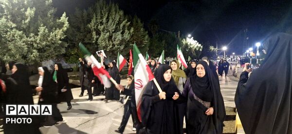 راهپیمایی گسترده در حمایت از جمهوری اسلامی ایران