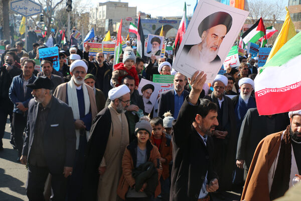 جلوه‌های حضور نوجوانان در راهپیمایی شکرانه پیروزی غزه