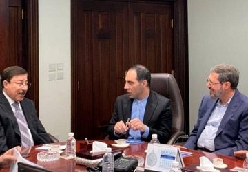 دیدار رئیس سازمان حج و زیارت با وزیر گردشگری و رئیس بانک مرکزی عراق