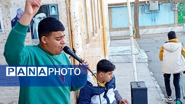 مراسم میلاد حضرت ابوالفضل(ع) در دبیرستان میثاق