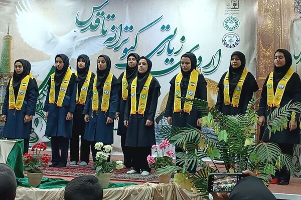 اردوی دختران پیشتاز باعنوان کبوترانه تاقدس (2)