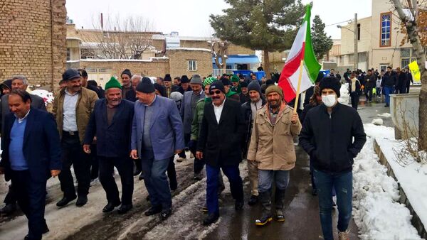 راهپیمایی یوم‌الله ۲۲ بهمن در منطقه کوهنانی