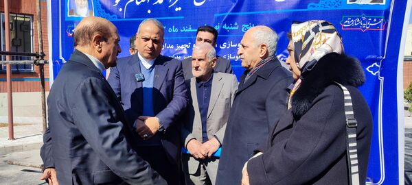 افتتاح مدرسه خیرساز بهنامجو در آبشناسان با حضور وزیر آموزش و پرورش