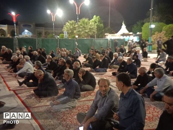 مراسم عزاداری چهارمین شب محرم در زیارتگاه شهید مدرس 