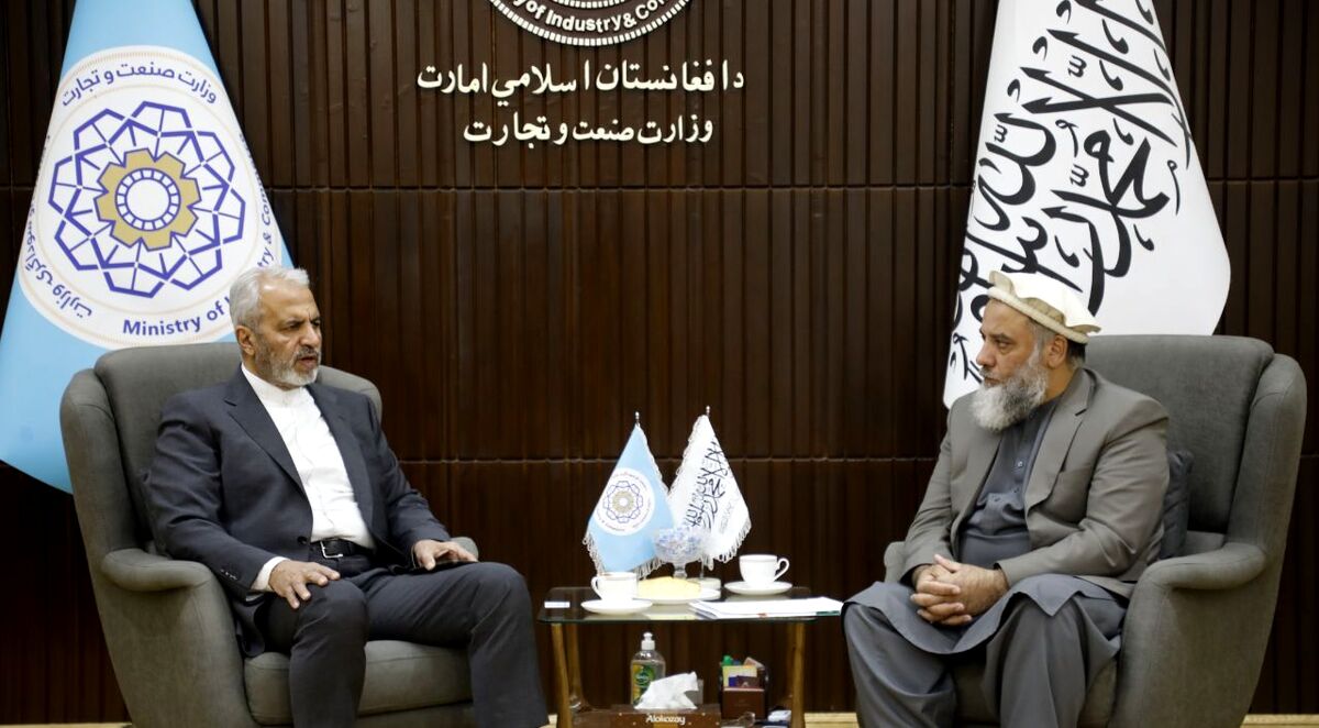 بیکدلی با سرپرست وزارت صنعت و تجارت افغانستان دیدار کرد