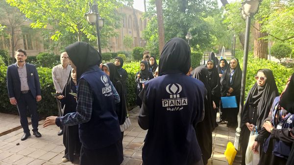 بازدید دانش‌آموزان خبرنگار پانا از مدرسه تاریخی دارالفنون
