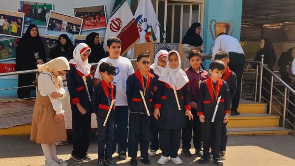 اختتامیه طرح «میدان پویا» در مدرسه استثنایی نابینایان پویا