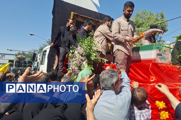 مراسم تشییع پیکر سردار شهید غلامحسین غیب پرور