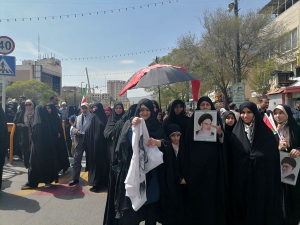 راهپیمایی روز قدس در مشهد مقدس