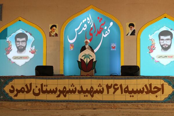 مراسم شب سوم اجلاسیه ۲۶۱ شهید در لامرد
