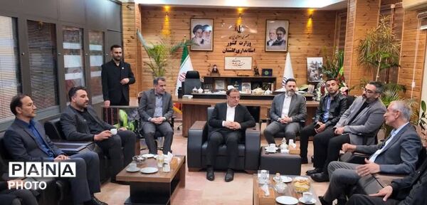 دیدار رئیس و اعضای هیات رئیسه فدراسیون دوومیدانی با استاندار گلستان