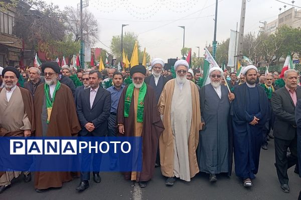 راهپیمایی روز قدس در ناحیه دو شهرری 