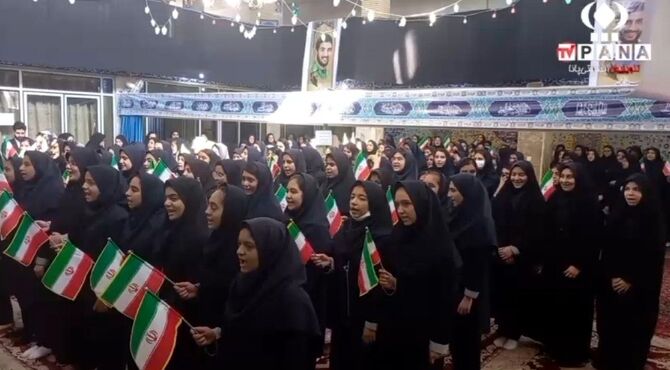  مراسم شهید آبروی مدرسه (شهید حسین میر طلایی) در دبیرستان کوپایی۲