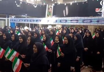  مراسم شهید آبروی مدرسه (شهید حسین میر طلایی) در دبیرستان کوپایی۲