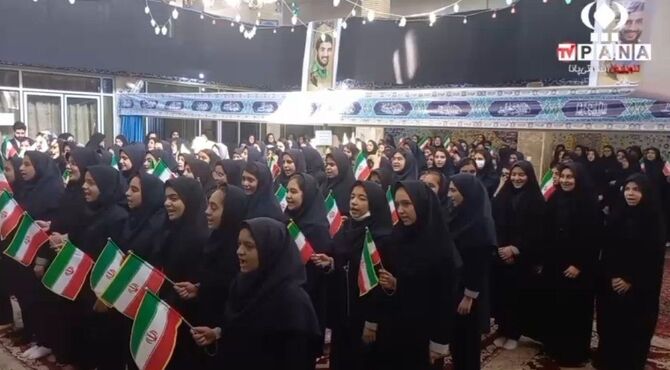  مراسم شهید آبروی مدرسه (شهید حسین میر طلایی) در دبیرستان کوپایی۲