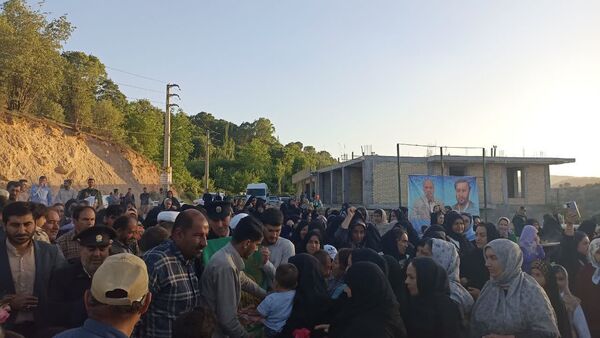 استقبال پر‌شور مردم دهستان کریک از کاروان خدام رضوی