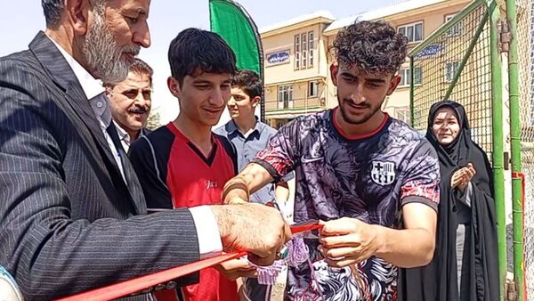 آیین افتتاح طرح «میدان همدلی» در مدارس ناحیه 2 کرج و شهرستان فردیس  