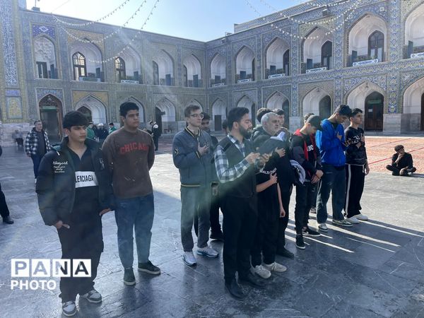 گذری بر اردوی زیارتی حرم مطهر رضوی دبیرستان شاهد ابوذر غفاری نیشابور 