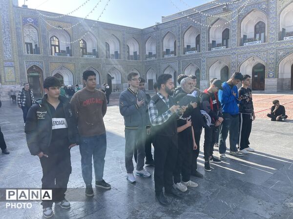 گذری بر اردوی زیارتی حرم مطهر رضوی دبیرستان شاهد ابوذر غفاری نیشابور 