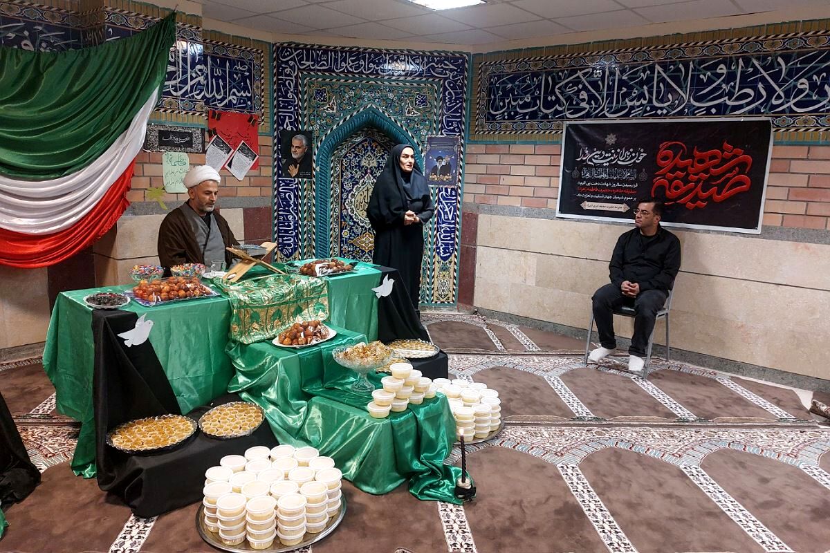 موج عشق به دخت پیامبر(ص) در مدارس فیروزکوه طنین‌انداز شد