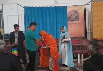 برگزاری جشن روز پدر در روستای شمیل 