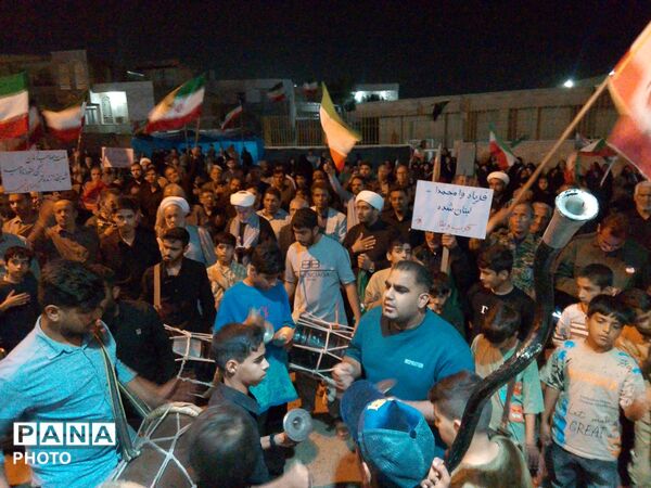 حضور مردم همیشه در صحنه حاضر شهرستان کهنوج و ایجاد حماسه‌ای دیگر 