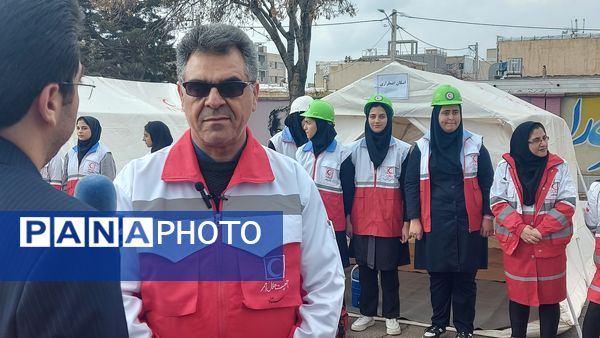 برنامه متمرکز مانور سراسری زلزله در زنجان