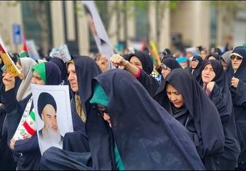 مراسم راهپیمایی روز قدس در بهارستان‌دو