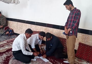 حضور مردم کوهنانی در پای صندوق‌های اخذ رأی 