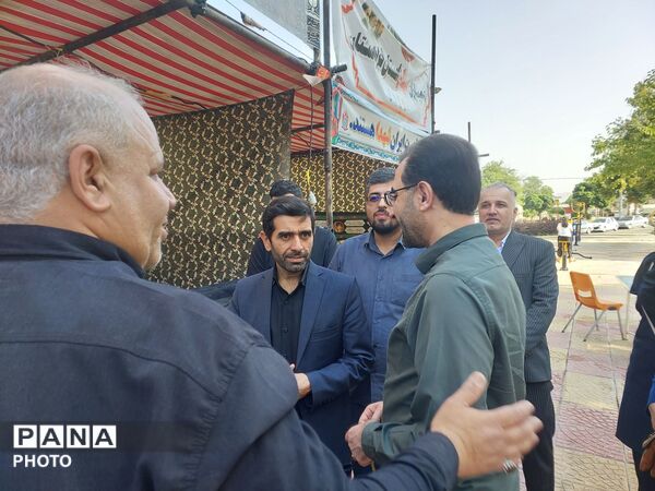بازدید قائم مقام رئیس سازمان دانش‌آموزی از موکب اربعین در سنندج