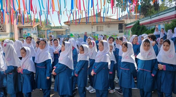  آیین بازگشایی مدارس در دبستان هیات امنایی حضرت رقیه(س)