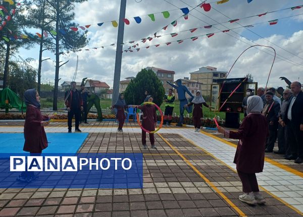 افتتاح تجهیزات ورزشی جدید در پارک شهر خشکبیجار