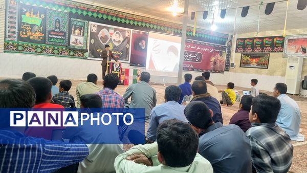 مراسم گرامیداشت شهید جهادگر حاج حمید حیدری در روستای مزرعه شهید بهشتی 