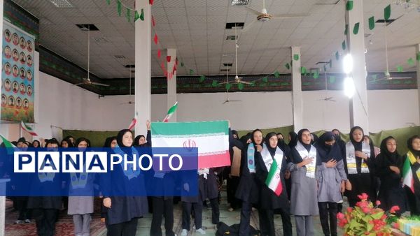 جشن روز دانش آموز دختران دبیرستان حضرت فاطمه و حضرت رقیه در مهدیه شهر بار نیشابور 