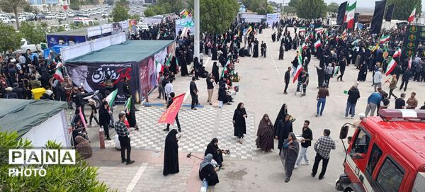 بندرعباس در سوگ اربعین رهبر شهید؛ تجدید پیمان با آرمان‌های امام خامنه‌ای
