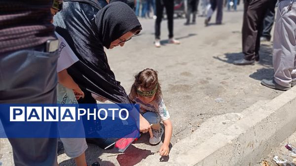 حضور پرشور کودکان و نوجوانان یاسوجی در روز عاشورا 