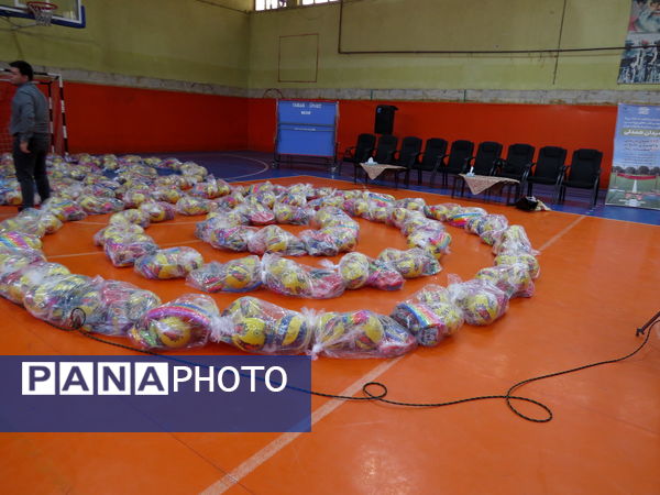 آیین اعزام کاروان تجهیزات ورزشی ـ بهداشتی مهر با نشاط شهرستان بجنورد