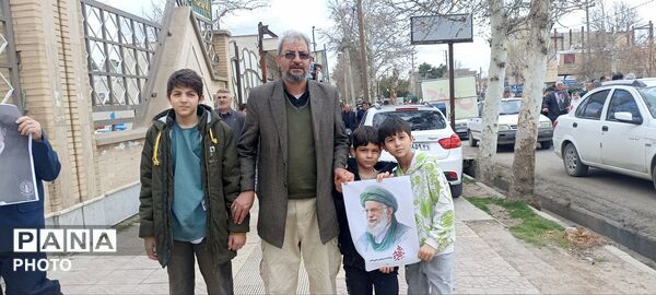 حضور مردم شهید پرور شهرستان کوهدشت در راهپیمایی روز جهانی قدس