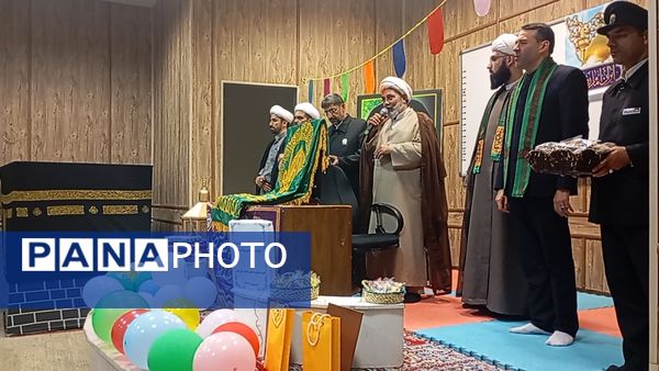 جشن روز دختر و حضور خادمان حرم امام رضا (ع) در فاروج