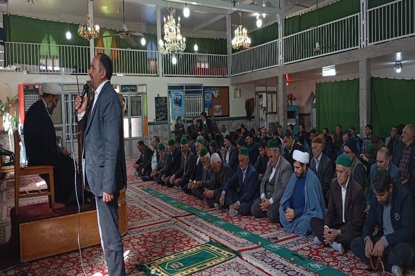 اقامه نماز جمعه در آخرین هفته ماه مبارک شعبان شهر بار نیشابور 