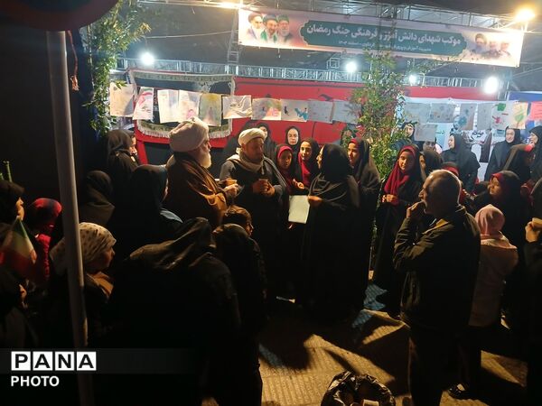 هفتمین شب از برپایی موکب اداره آموزش و پرورش کردکوی