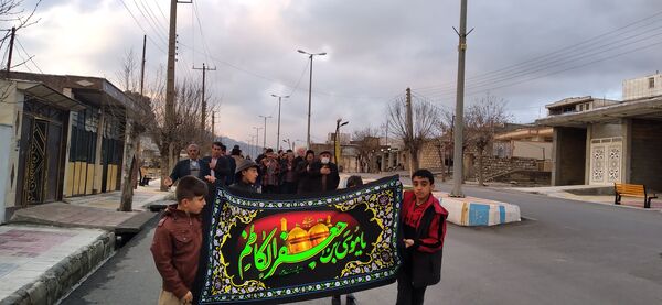 مراسم عزاداری شهادت امام موسی کاظم (ع) در بخش میمه