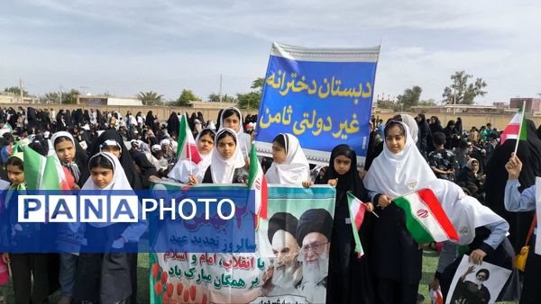 جلوه‌ای از وحدت؛ خروش مردم رودبار جنوب در راهپیمایی ۲۲ بهمن ۱۴۰۴