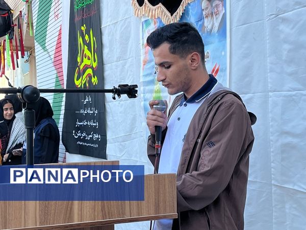 مراسم استقبال و تشییع پیکر پاک شهید گمنام در شهرستان دهلران 