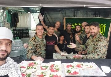 مرز چذابه؛ جایی که گرما در برابر اراده زائران کم می‌آورد